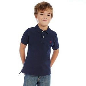 Red Toddler Boy Polo Shirt